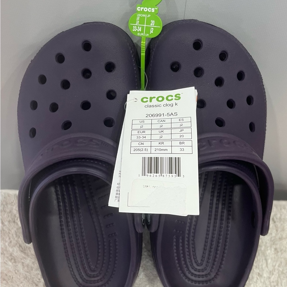 Crocs Kids Classic Clog - Purple‎